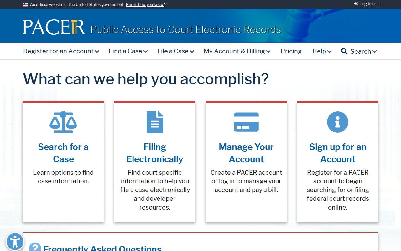 PACER search for federal criminal cases connected to Montgomery County